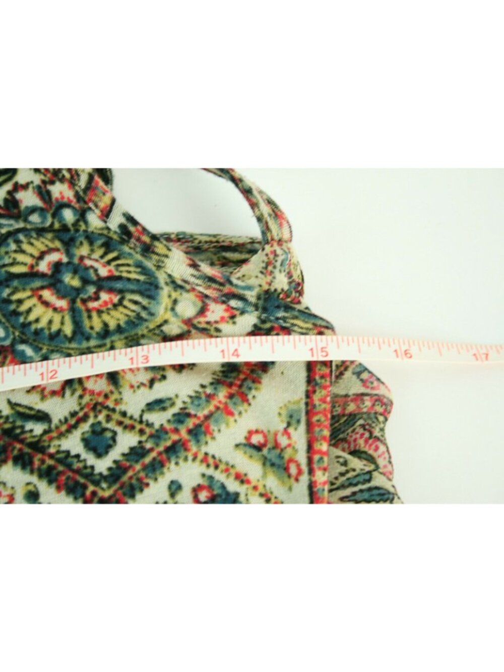 Tiny Anthropologie Womens Sz S Floral Knit Tank w/Silk Cape Sleeve Shirt blouse - Picture 4 of 8